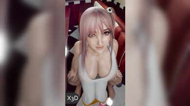 Honoka Gets Her Anal Virginity Taken by a White Guy in an X-Rated 3D Hentai Video