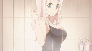 Pantyhose fetishist battles naked in steamy jacuzzi