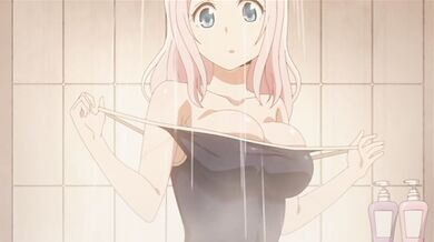 Pantyhose fetishist battles naked in steamy jacuzzi