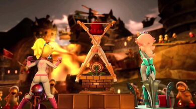 Mario Kart Podium Celebration - Bowsers Castle [OnModel3d]