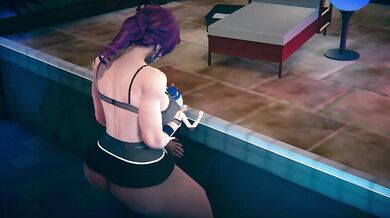 Sexual Tension in the Barn: An Erotic Adventure of Kafka and Furina