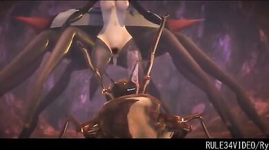 Sexy Insect Queen Takes Control of the Bedroom!