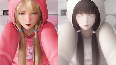 Cutie Marie Rose But is Hinata in a Bubble Bath!!