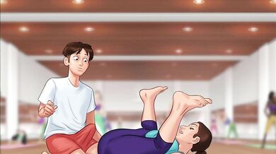 Summertime Saga - Annas Sweaty, Sexy Gardening Adventure!