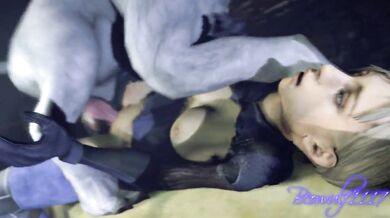 Sexy Vixen Jill and her Playful Dog Bella in a Hentai Adventure with Beowulf1117
