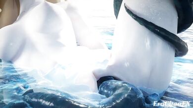Wet Dreams of a Mermaid: Underwater Tentacle Hentai