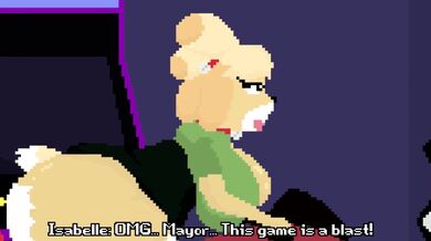 [4K] Isabelle and her friend are about to experience the thrill of riding a motocross bike together in this hot two-player game!