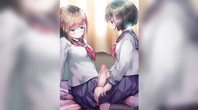 Futa-chan is given a special massage treatment by her friends, and she cant help but moan in pleasure [Suzumensou]