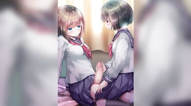 Futa-chan is given a special massage treatment by her friends, and she cant help but moan in pleasure [Suzumensou]