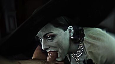 The Lovely Lady Dimitrescu and Her Lost Soul Adventure Down Below (PMV)