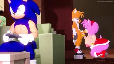 Amy Gives Head to Tails - Behind Sonics Back