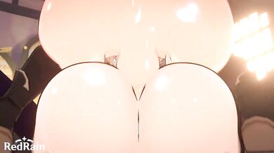 Raiden Presses His Wet Body against the Glass Window and Enjoys the View of the City Below as He Strokes His Cock