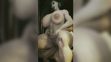 Lady Dimitrescu and her Man-Thing [VFX] [Jekylll]: The Erotic Monster