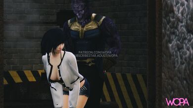 Jessica Rabbit gets fucked in every hole by a giant cock-shaped monster