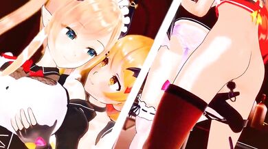 Fantasy-Sex with a Giant Futa on a Female Human