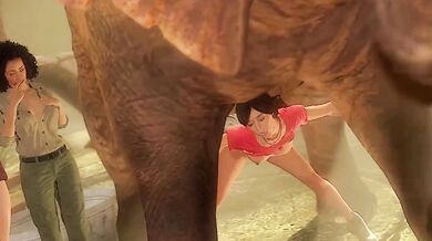 Watch Chloe Frazer and her XXX animal friends play in the zoo!