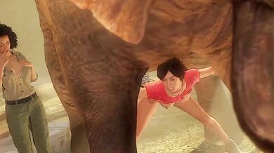 Watch Chloe Frazer and her XXX animal friends play in the zoo!