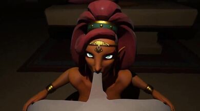 The Legend of Zelda: Breath of the Wild - Urbosas POV Blowjob Adventure