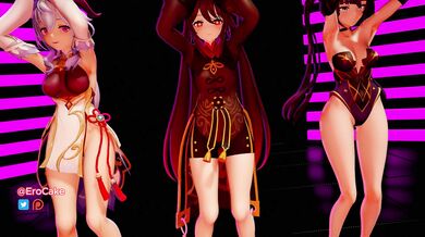 Pleasure Cakes: A Melt-Team Collaboration with Hu Tao Ganyu and Mona