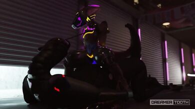 The petite progeny girl overpowers the towering synthetic [dreamertooth] in a sensual hentai scene