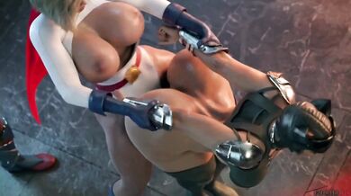 BDSM FETISH: HENTAI MILKING VIDEO - BITCH IN BLACK LEATHER BOOTS AND BONDAGE GEAR GETTING PUSSY CRUSHED BY DADDY