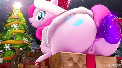Amidst the Twilight, Pinkies asshole is invaded by Offscreens dildo