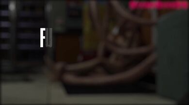 Savage Love in 3D: Tentacled Gangbang with Ellie, a Post-Apocalyptic Survivor!