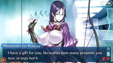 Raikou, the legendary samurai and master of pleasure, takes on two sexy hentai aliens in this epic intergalactic porn video!