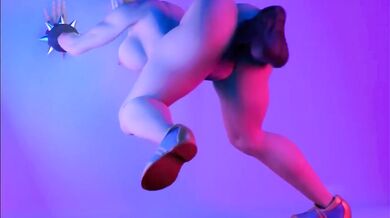 Horse-wrestling sexcapades with Street Fighter girls