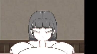 A hot mom and her stepdaughter get naughty in the living room!