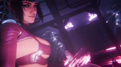 The Naughty Neighbor and Her Friendly Shadows: A Handjob Tale with GIF Doozer