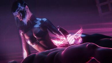 The Naughty Neighbor and Her Friendly Shadows: A Handjob Tale with GIF Doozer