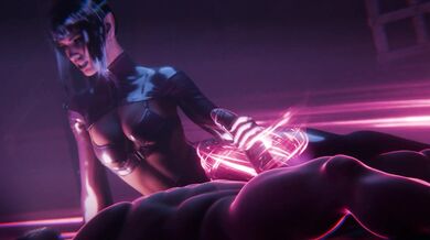 The Naughty Neighbor and Her Friendly Shadows: A Handjob Tale with GIF Doozer