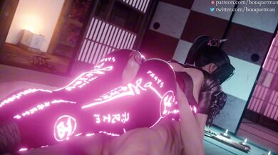 Hentai Porn: Two Rounds with Taki, the White-Haired Maid