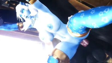 Phonking a Sexy Futanari Horse with Cream!