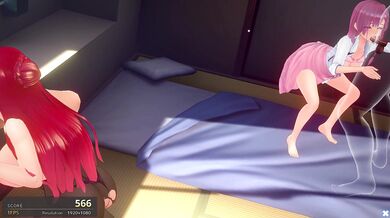 Tentacle-ra*pe hentai forces Himeko to submit to Astas beastly desires