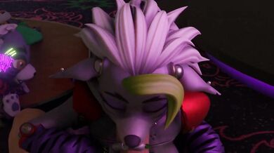 Rewritten as: Taking it like a champ: Roxanne gets tested before the big event