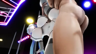 Ikuiku Dance: The Split Standing Balancing Hentai Porn Video