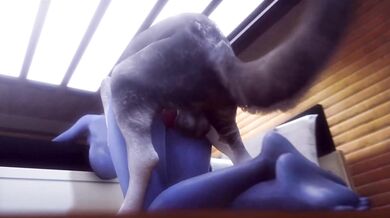 My Pet Slut Liara Gets Fucked by a Dog with Noname55!