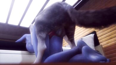 My Pet Slut Liara Gets Fucked by a Dog with Noname55!