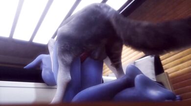 My Pet Slut Liara Gets Fucked by a Dog with Noname55!