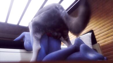 My Pet Slut Liara Gets Fucked by a Dog with Noname55!