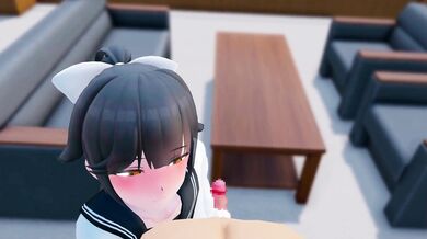 Hentai MILF gets a Dirty Handjob from Khao MMD and her Tsundere side emerges