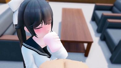 Hentai MILF gets a Dirty Handjob from Khao MMD and her Tsundere side emerges