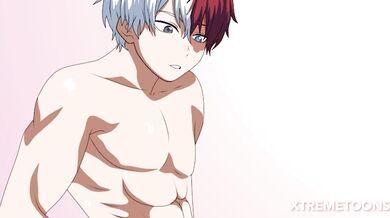 Todoroki and Momo engage in a delicious sexual encounter that leaves them both satisfied beyond belief
