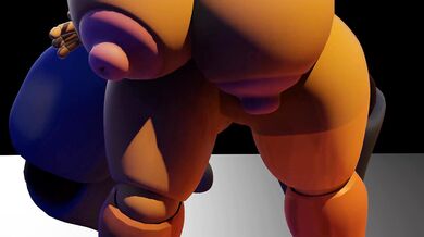 Mummified Bonnie Takes a Toy Chica for a Ride in the Garden Shed