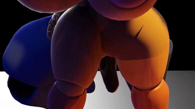 Mummified Bonnie Takes a Toy Chica for a Ride in the Garden Shed