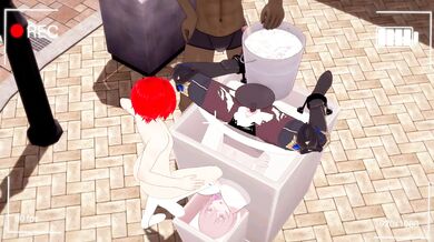 Two bros fuck each other for fun in the shower room!