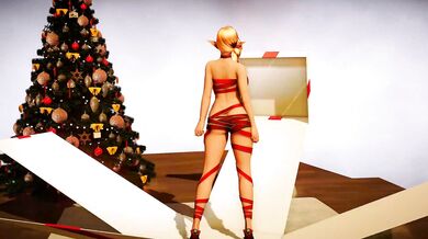 Jingle Bells Jiggle Balls: An Elven Erotic Dance of Christmas