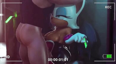 Bouncing Breasts of Rouge Smashed in Hot Hentai Action!